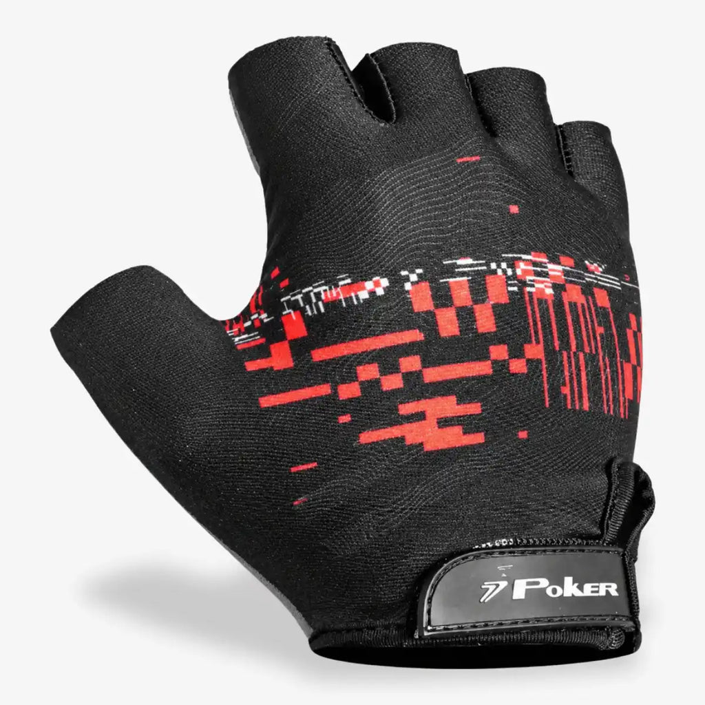 Luva_Bike_Poker_Antishock_Energy_Dedo_Curto_Vermelho