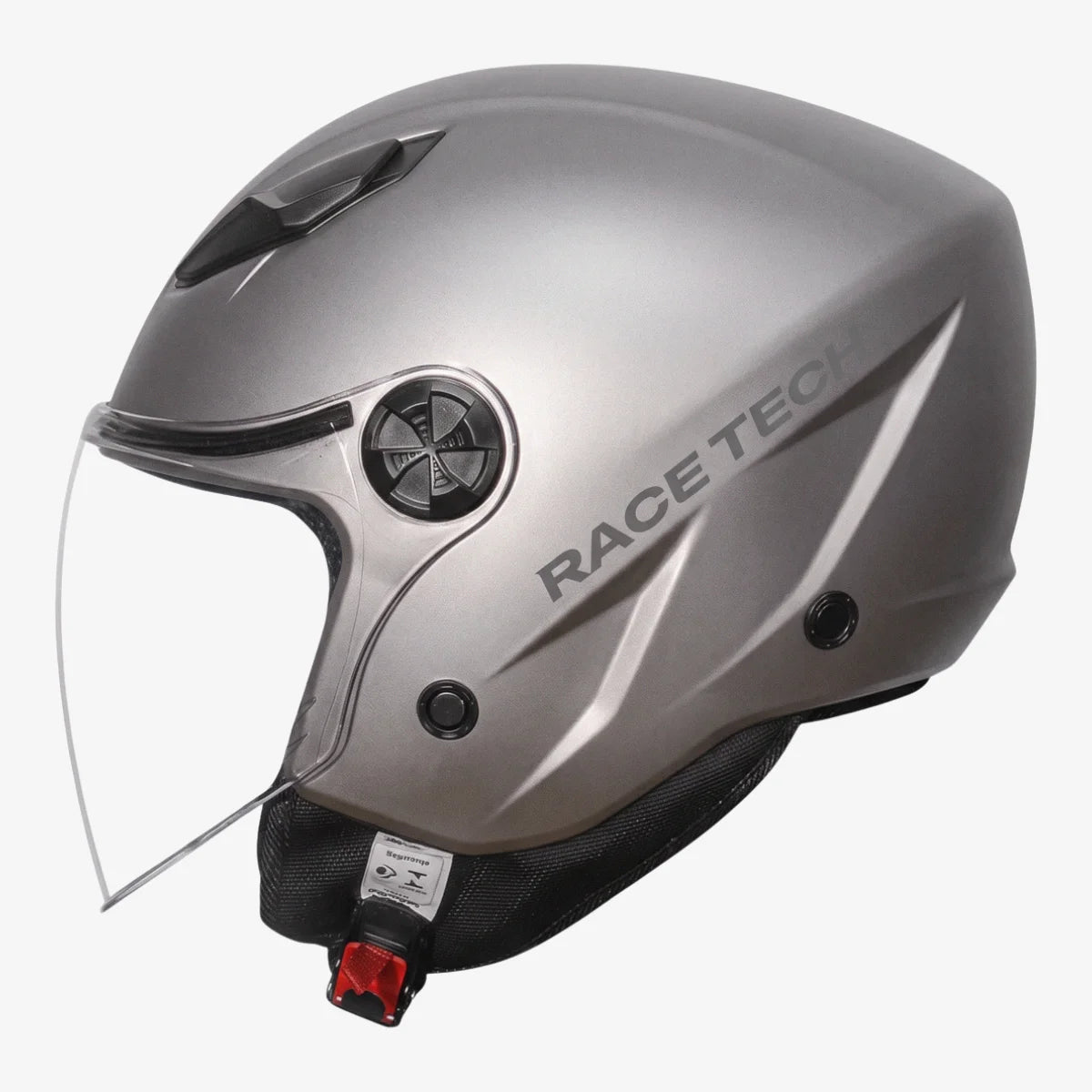 Capacete_Race_Tech_Aberto_Play_Monocolor_Fosco_Titânio