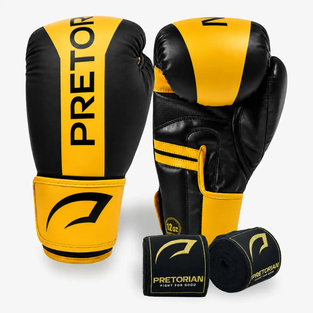 Kit_Luva_de_Boxe_e_Muay_Thai_Pretoria_Strike_Preta