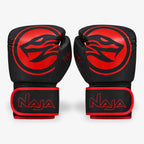 Kit_Luva_de_Boxe_e_Muay_Thai_Naja_Viper_Preto/Vermelho