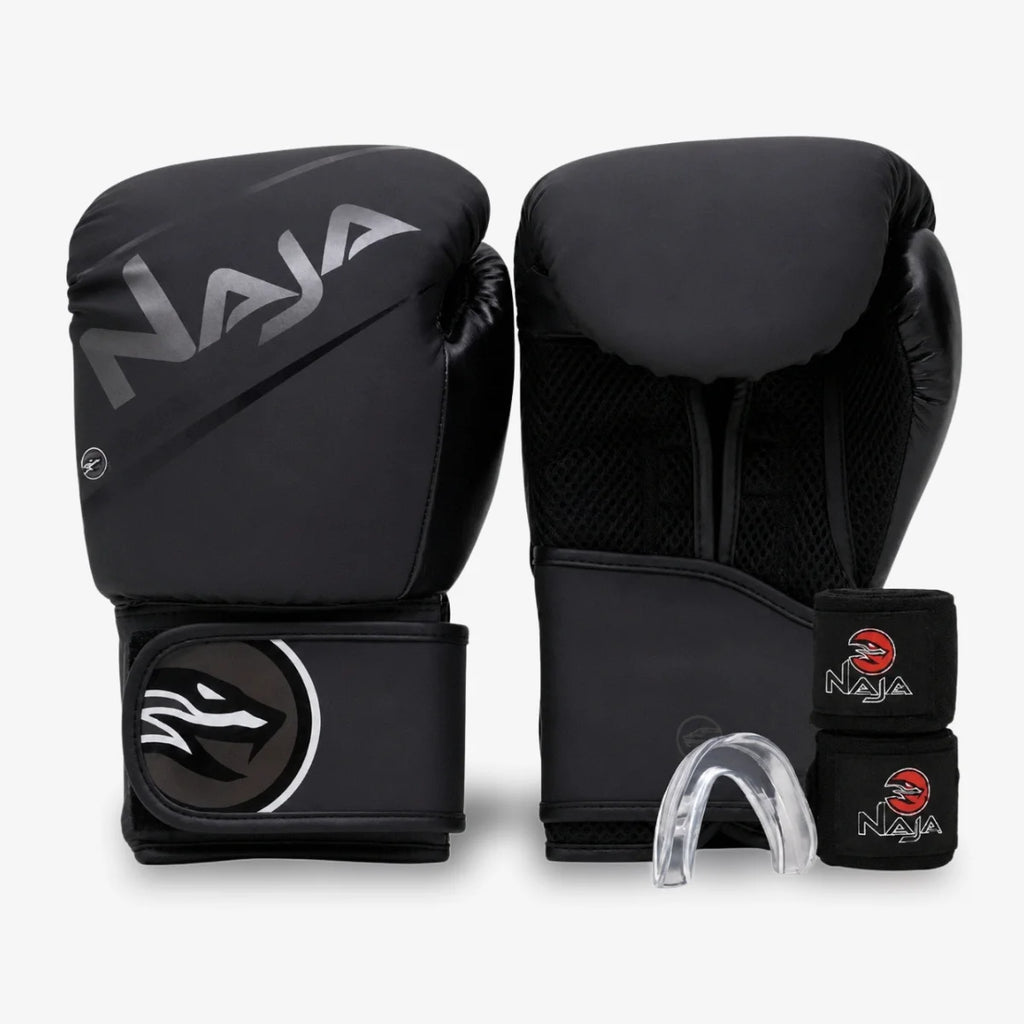 Kit_Luva_de_Boxe_e_Muay_Thai_Naja_Extreme_Preta