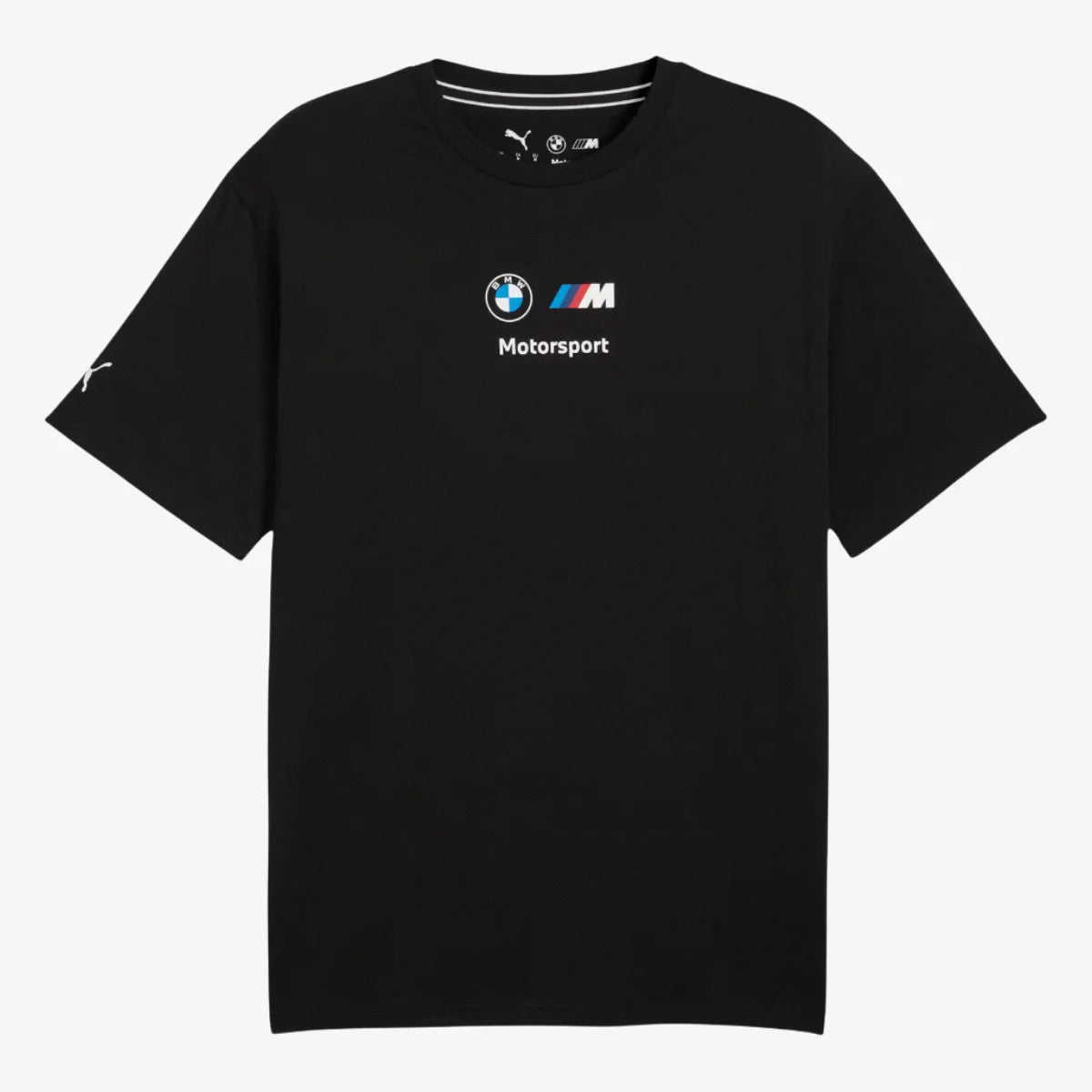 Camiseta_Casual_Puma_Masculina_BMW_MMS_ESS+_Logo_Tee_II_Preta