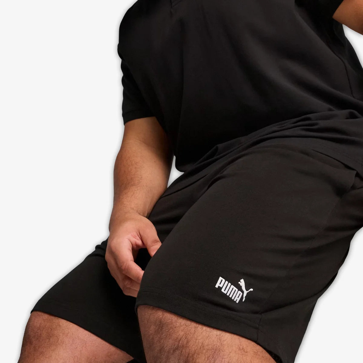 Bermuda_Casual_Puma_Masculina_Essentials_No.1_Logo_Jersey_Preta