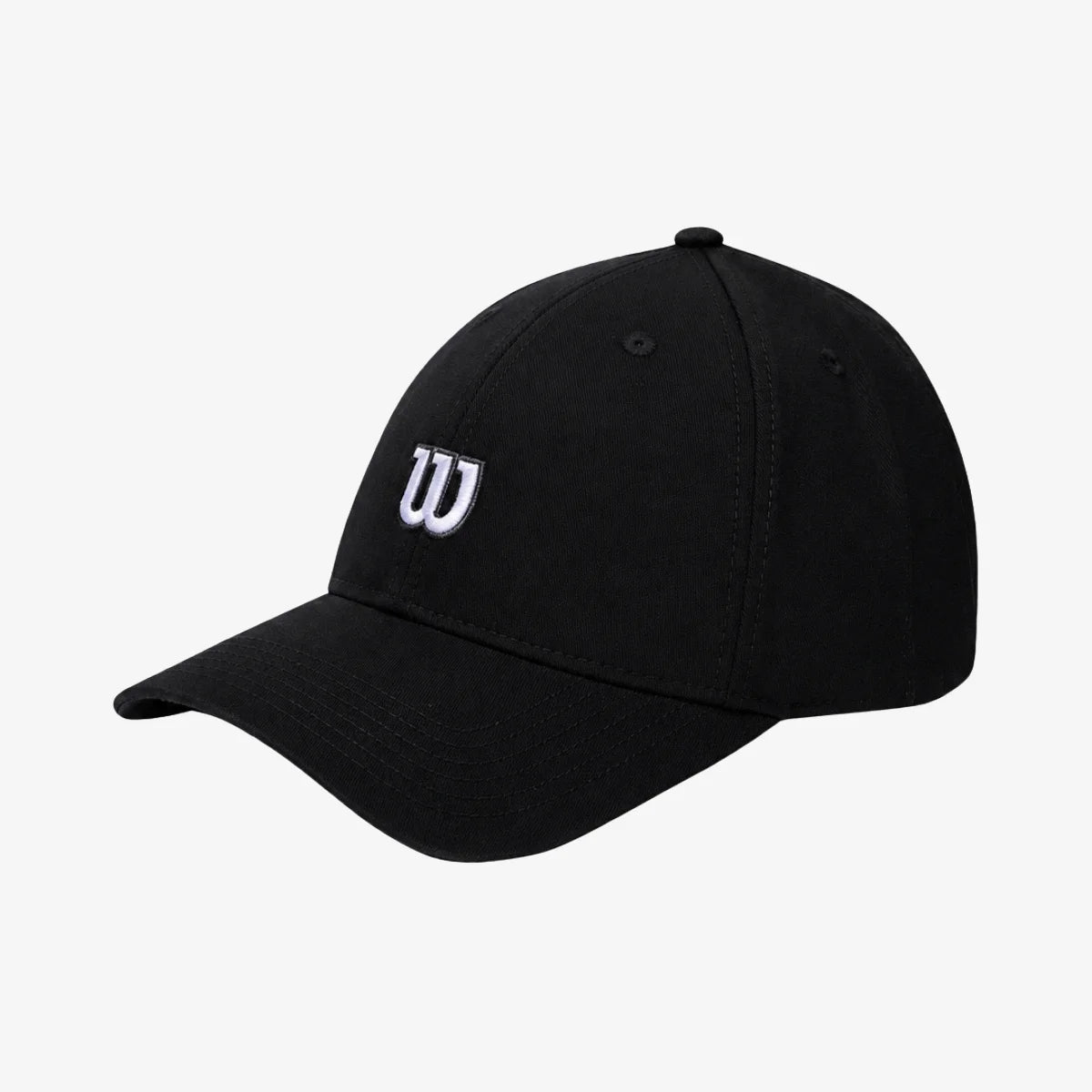 Boné_Casual_Wilson_Classic_W_Aba_Curva_Preto