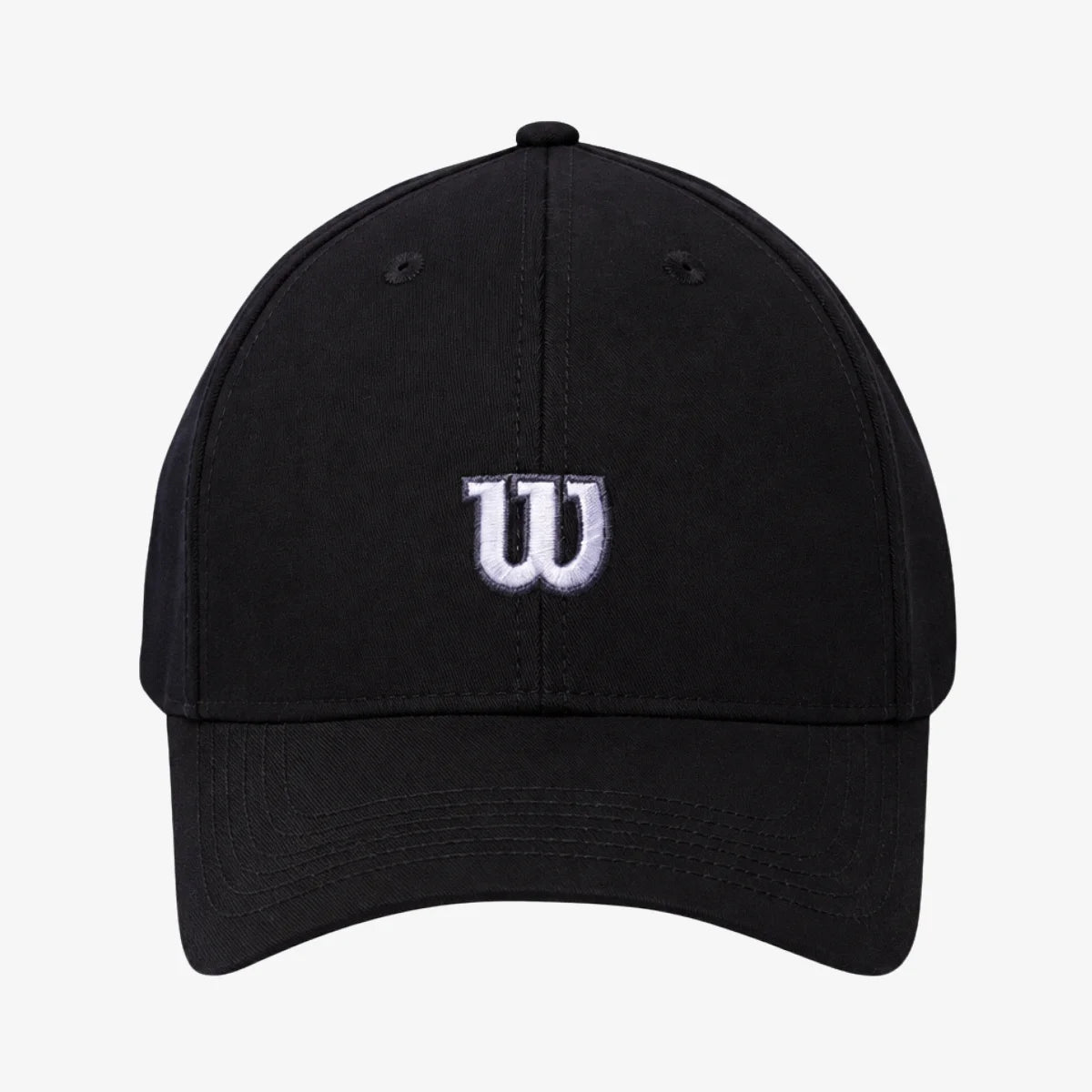 Boné_Casual_Wilson_Classic_W_Aba_Curva_Preto