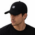 Boné_Casual_Wilson_Classic_W_Aba_Curva_Preto