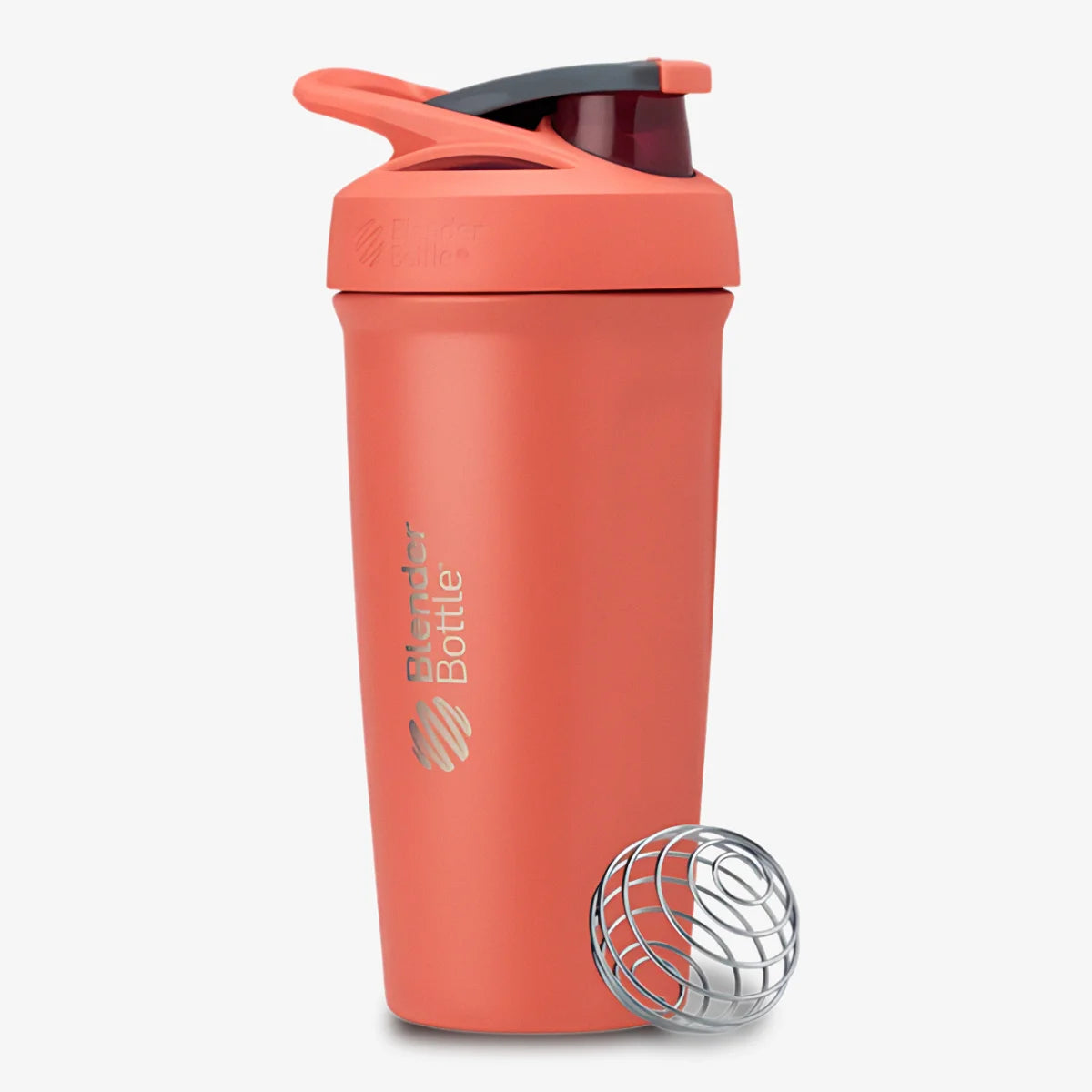 Coqueteleira_Térmica_Blender_Bottle_Strada_Stainless_Steel_710ml_Coral Grapefruit