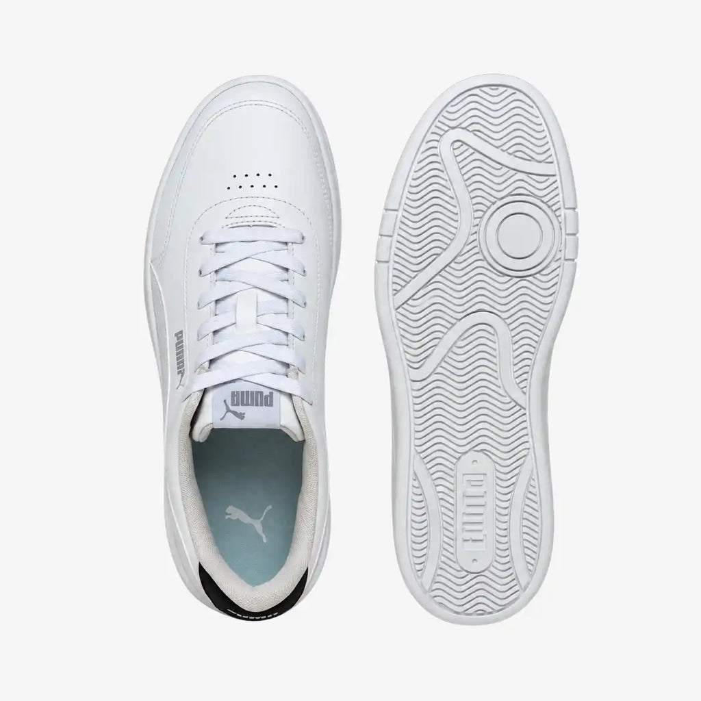 Tênis_Casual_Puma_Court_Classic_Clean_Branco