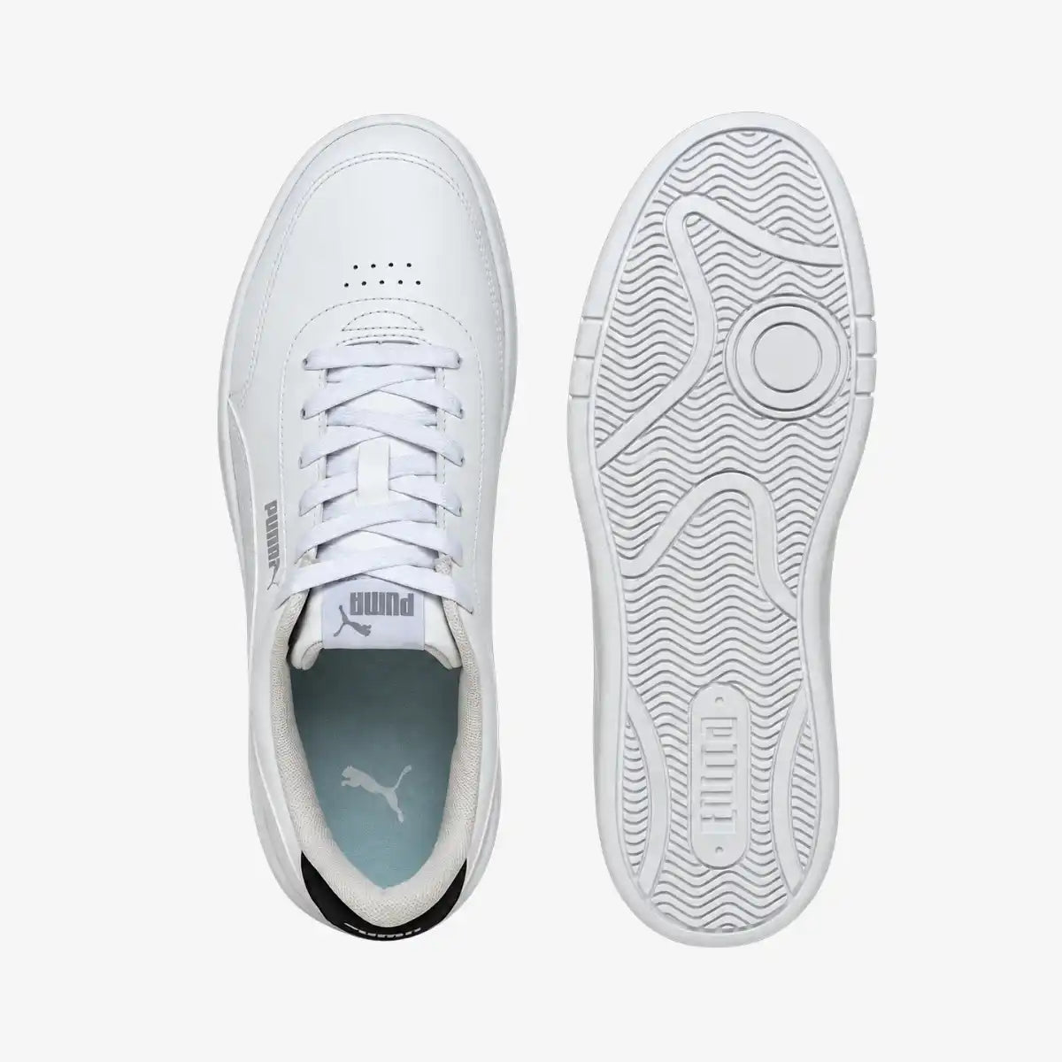 Tênis_Casual_Puma_Court_Classic_Clean_Branco