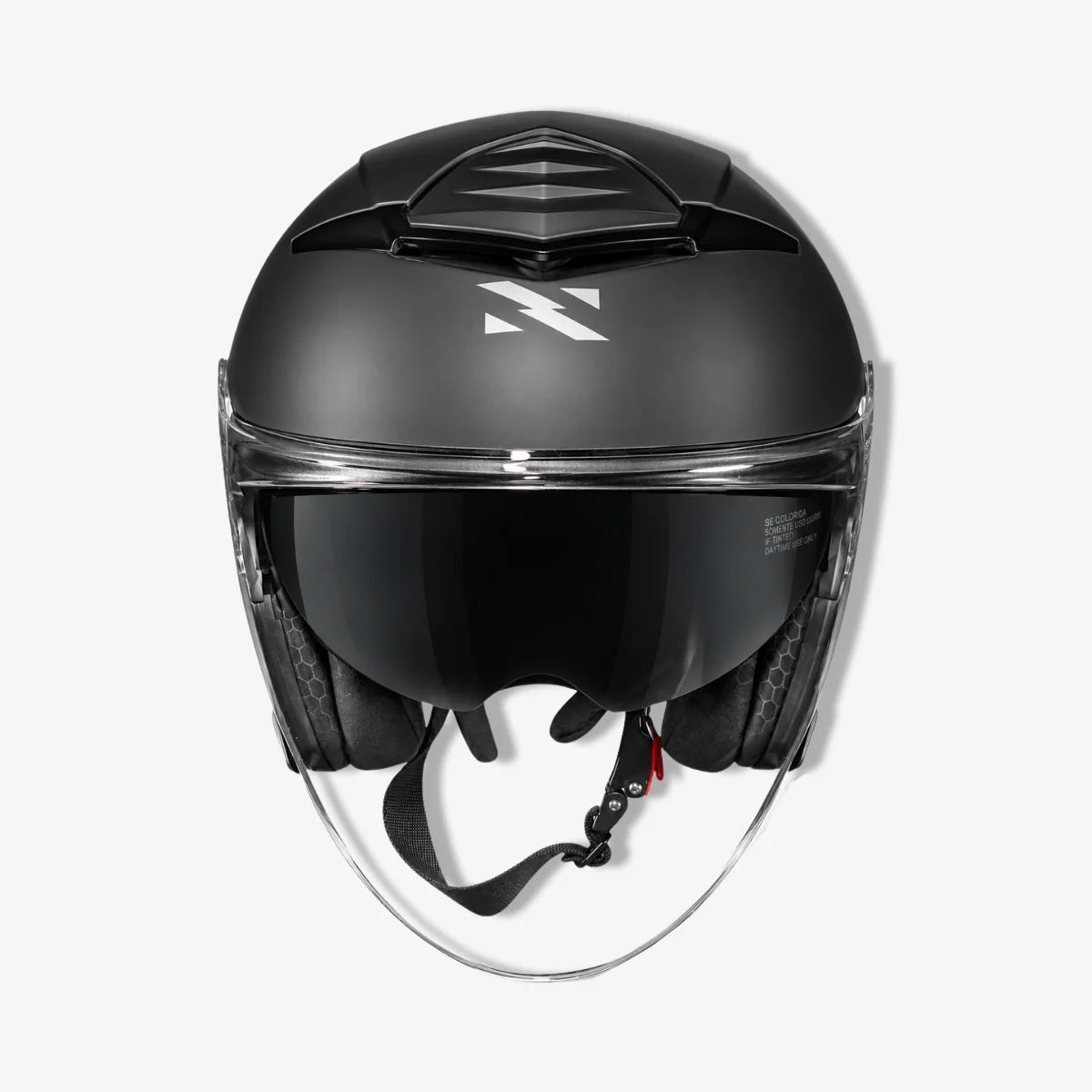 Capacete_Norisk_Aberto_City_Monocolor_Fosco_Preto