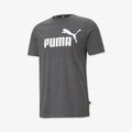 Camiseta_Casual_Puma_Masculina_Essential_Heather_Cinza
