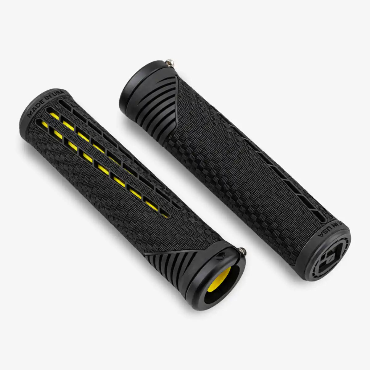 Manopla_Odi_CF_Grips_V2.1_Lock_on_ Preto_e_Amarelo