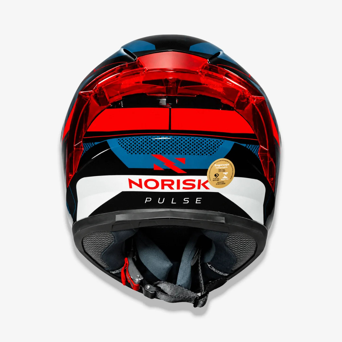 Capacete_Norisk_Fechado_Flow_Pulse_Vermelho