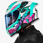 Capacete_Norisk_Fechado_Flow_Robot_Verde