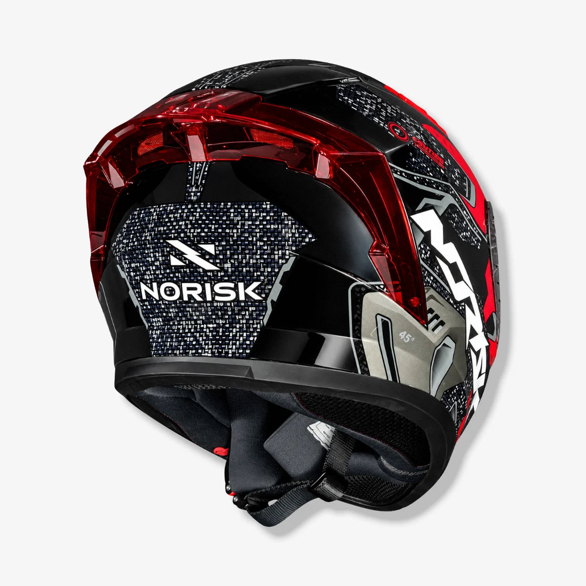 Capacete_Norisk_Fechado_Flow_Robot_Vermelho