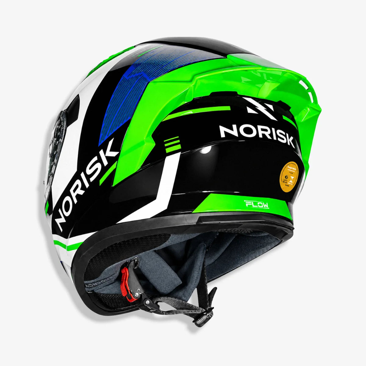 Capacete_Norisk_Fechado_Flow_Run_Verde