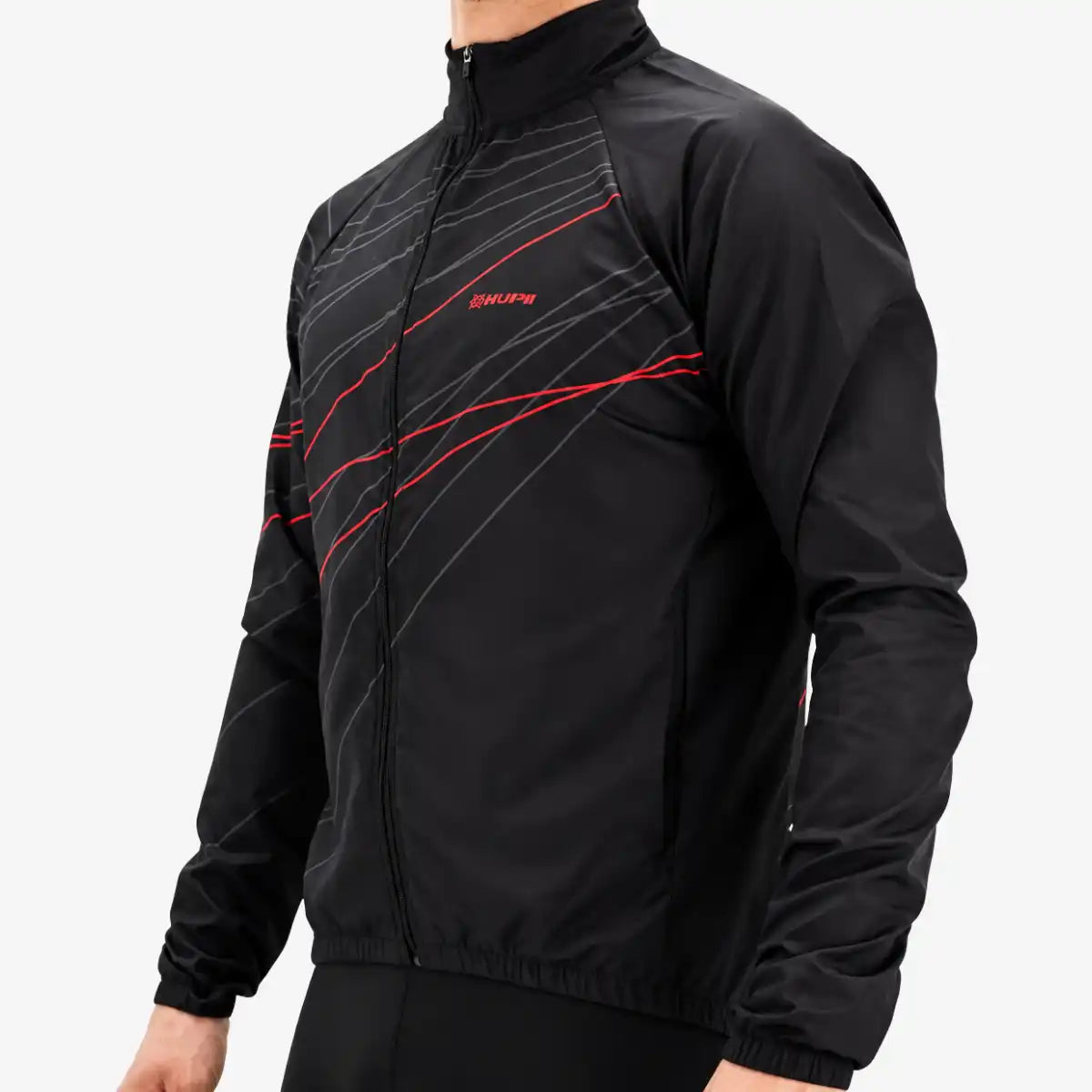 Jaqueta_Corta_Vento_Para_Corrida_Hupi_Lines_Preto