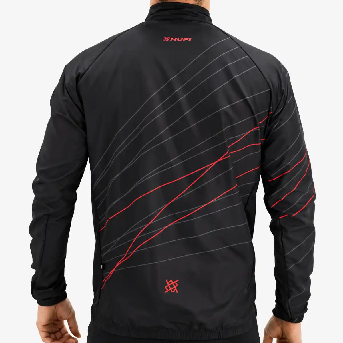 Jaqueta_Corta_Vento_Para_Corrida_Hupi_Lines_Preto