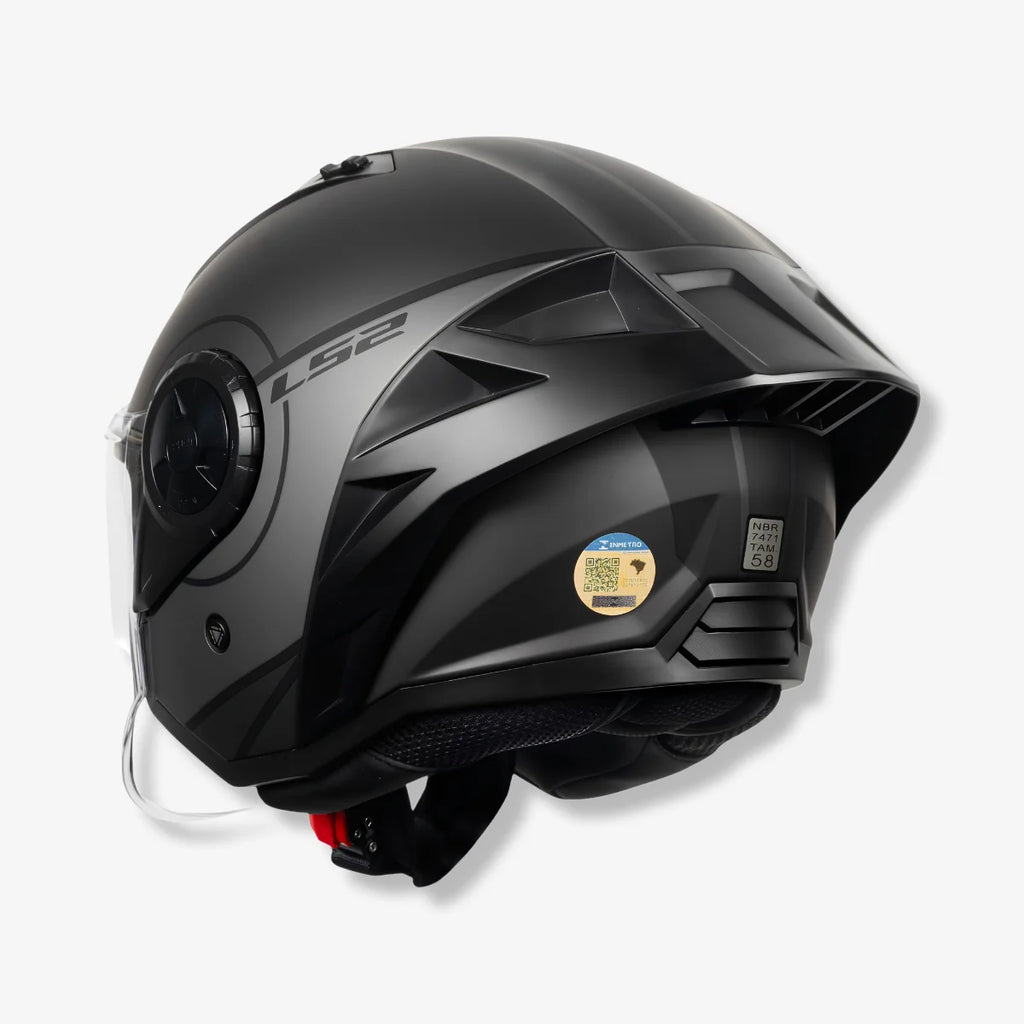 Capacete_Ls2_Aberto_OF616_S_Airflow_Cover_Fosco_Preto