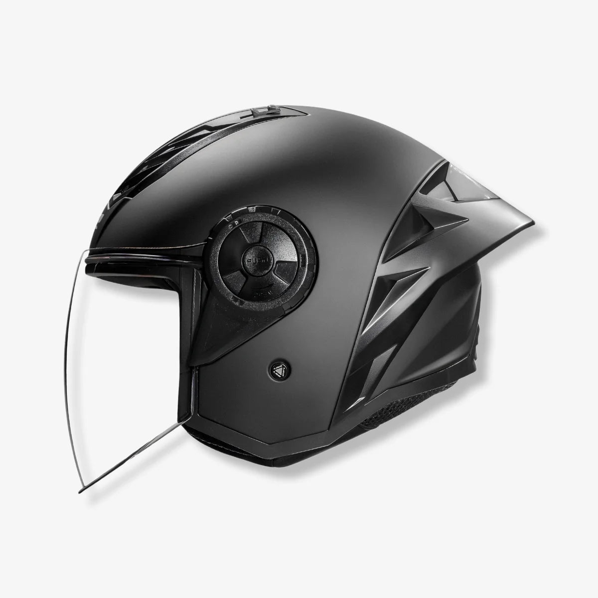 Capacete_Ls2_Aberto_OF616_S_Airflow_II_Monocolor_Fosco_Preto