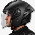 Capacete_Ls2_Aberto_OF616_S_Airflow_II_Monocolor_Fosco_Preto