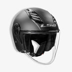Capacete_Ls2_Aberto_OF616_S_Airflow_II_Monocolor_Fosco_Preto