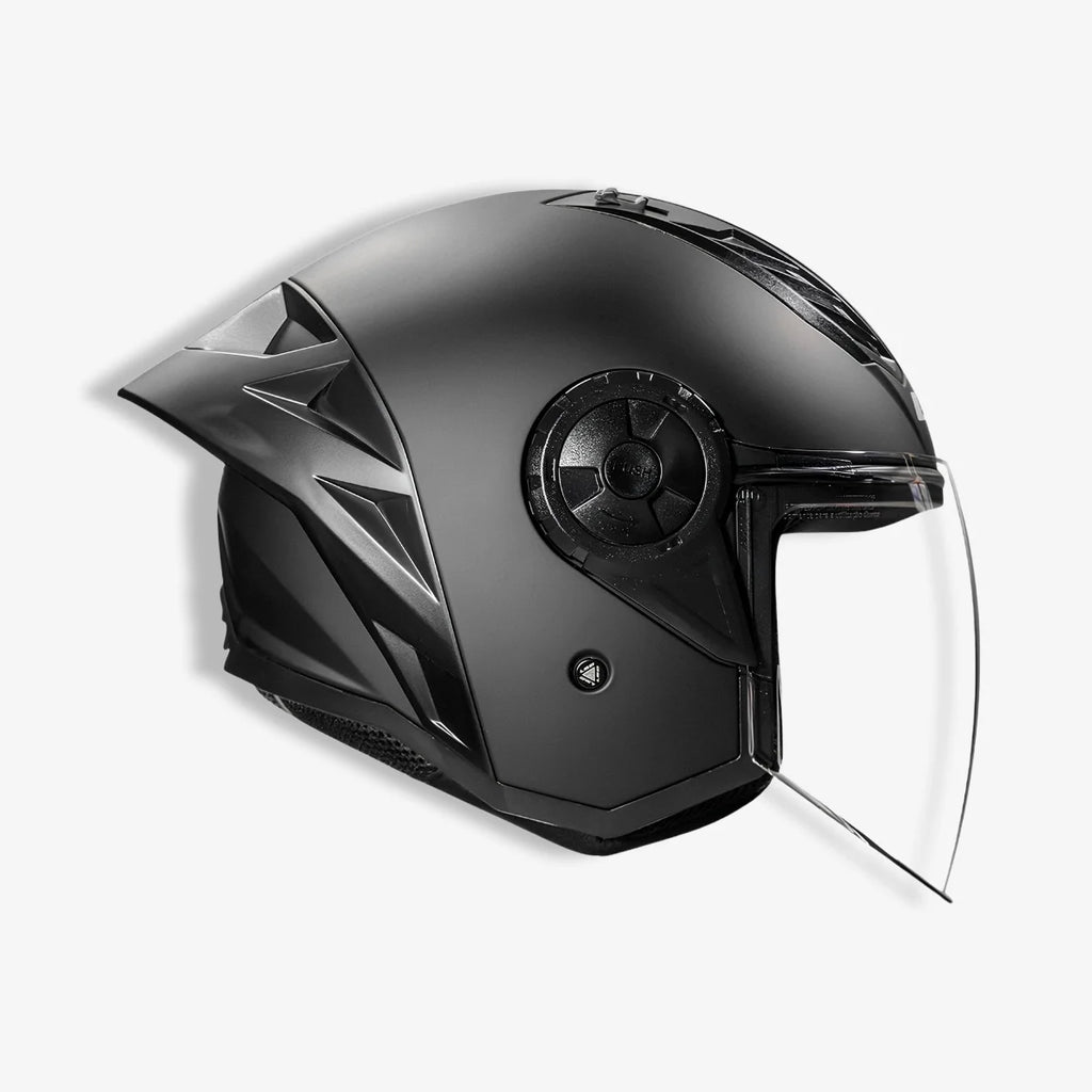 Capacete_Ls2_Aberto_OF616_S_Airflow_II_Monocolor_Fosco_Preto