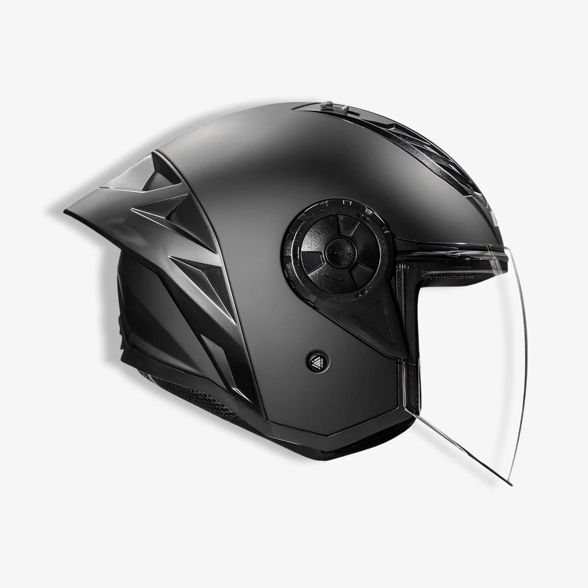 Capacete_Ls2_Aberto_OF616_S_Airflow_II_Monocolor_Fosco_Preto