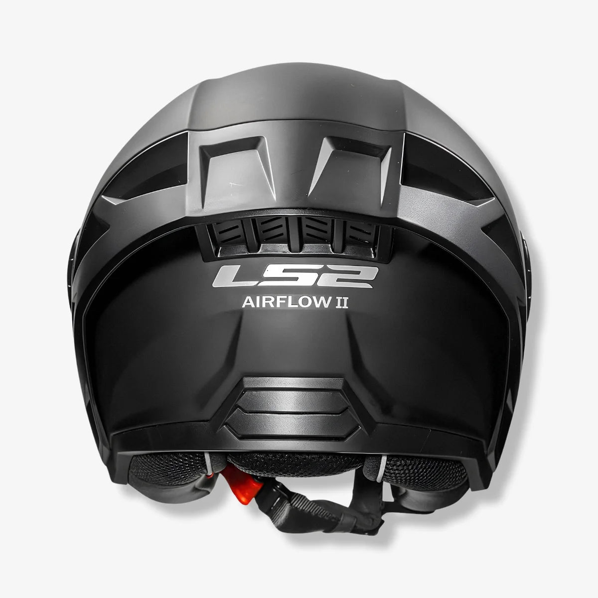 Capacete_Ls2_Aberto_OF616_S_Airflow_II_Monocolor_Fosco_Preto