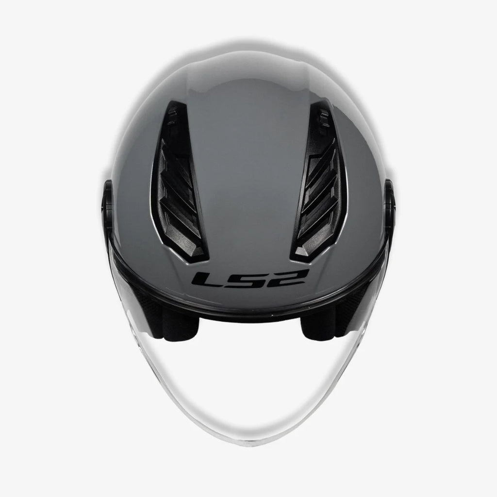 Capacete_Ls2_Aberto_OF616_S_Airflow_II_Monocolor_Cinza