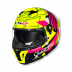 Capacete Ls2 Fechado Stream II FF808 Tiger Aldeguer Rosa