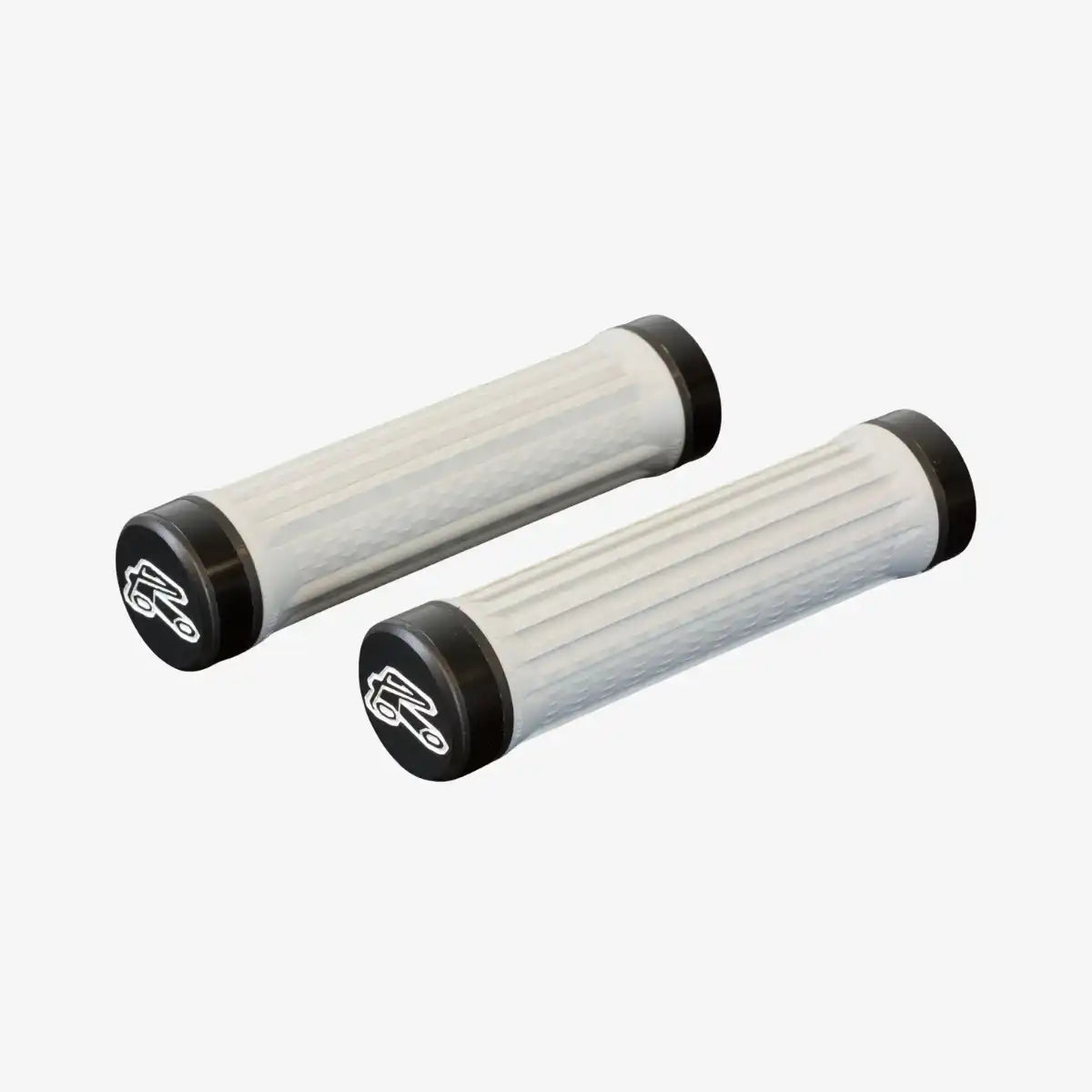 Manopla para Bike Traction Lock-on Soft Cinza Claro