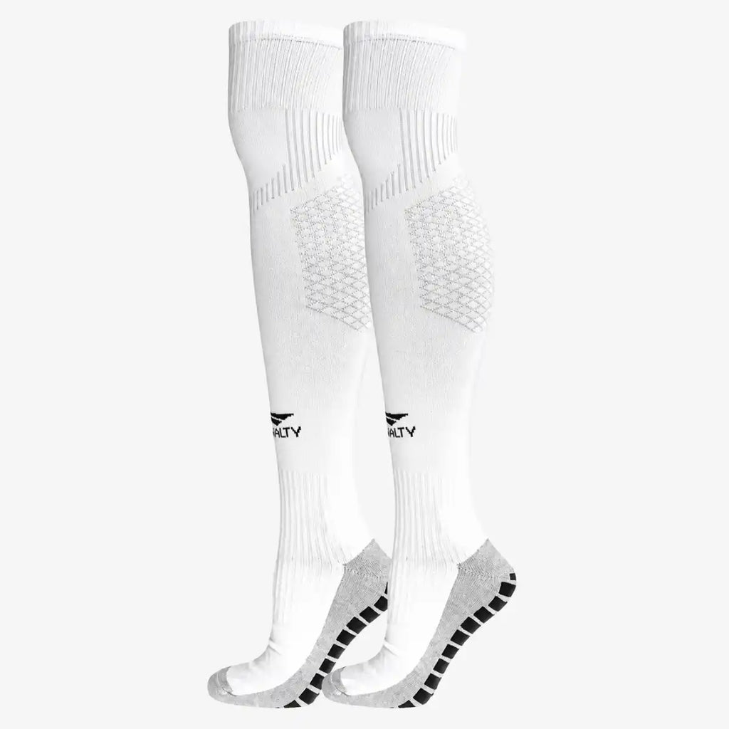 Meião_De_Futebol_Penalty_Grip_Max_Branco