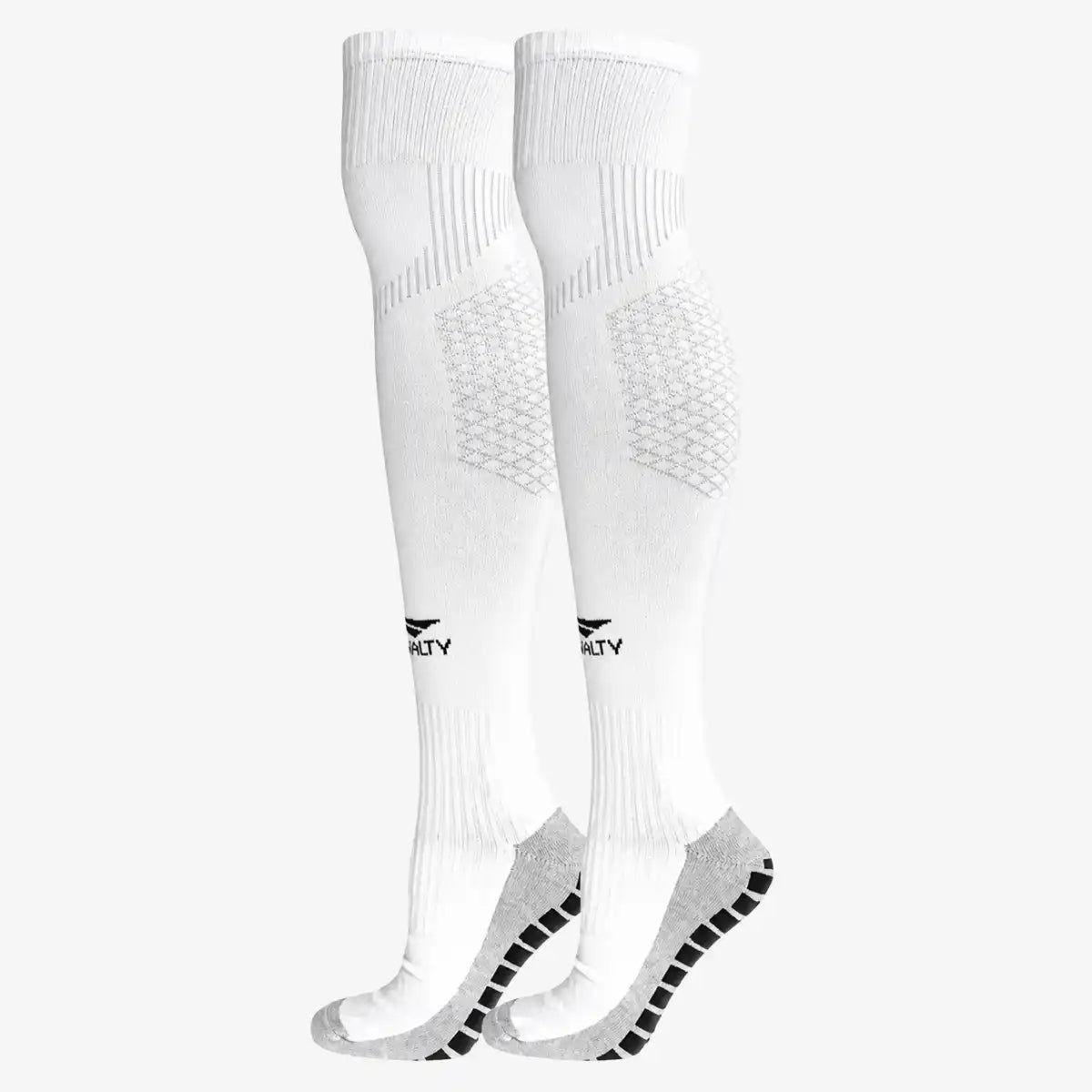 Meião_De_Futebol_Penalty_Grip_Max_Branco