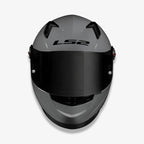Capacete_Ls2_Fechado_FF358_Classic_Monocolor_Cinza