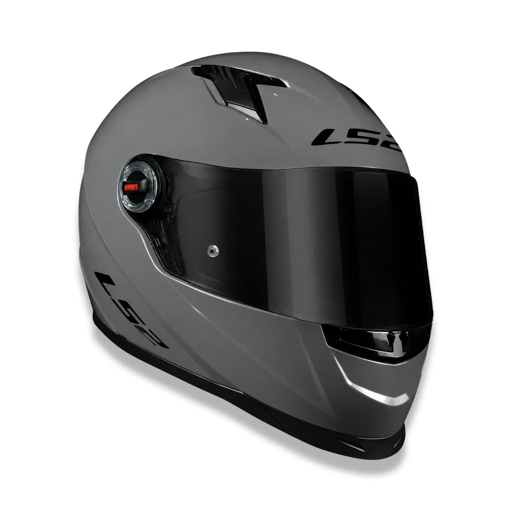 Capacete_Ls2_Fechado_FF358_Classic_Monocolor_Cinza