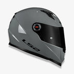 Capacete_Ls2_Fechado_FF358_Classic_Monocolor_Cinza