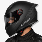 Capacete_Ls2_Fechado_FF358_Pro_Monocolor_Fosco_Preto