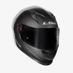 Capacete_Ls2_Fechado_FF358_Pro_Monocolor_Fosco_Preto