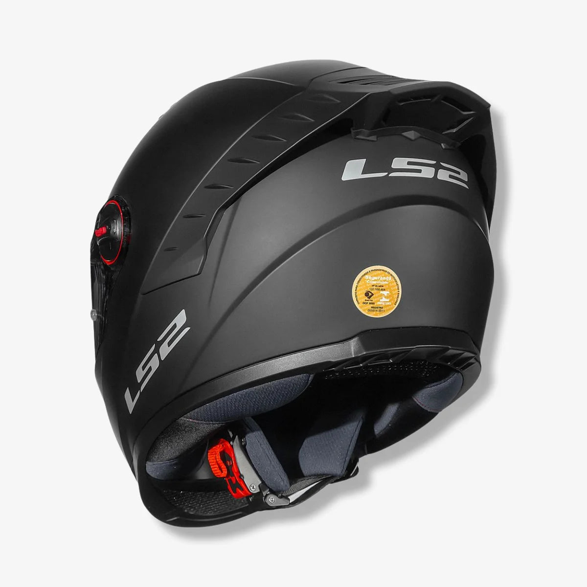 Capacete_Ls2_Fechado_FF358_Pro_Monocolor_Fosco_Preto