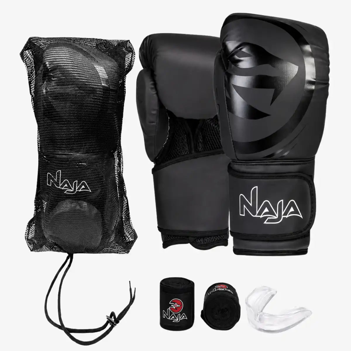 Kit_Luva_de_Boxe_e_Muay_Thai_Naja_Black_Line_Preta