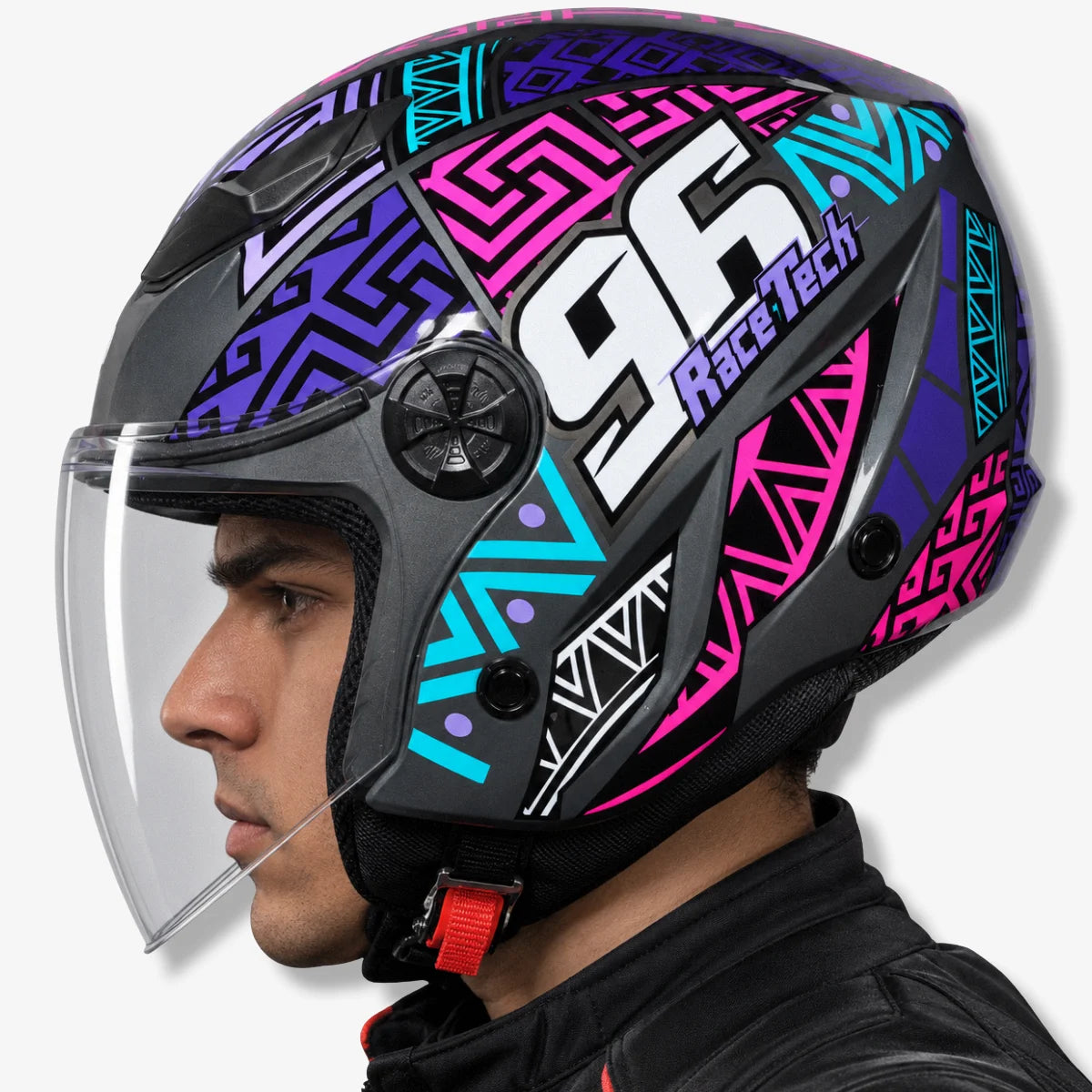 Capacete_Race_Tech_Aberto_Play_Art_Titânio