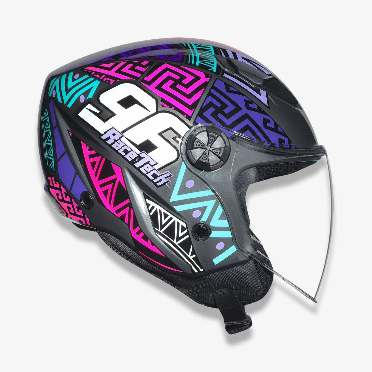 Capacete_Race_Tech_Aberto_Play_Art_Titânio