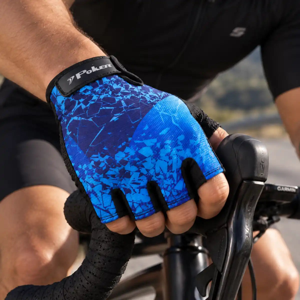 Luva_Bike_Poker_Antishock_Energy_Dedo_Curto_Azul