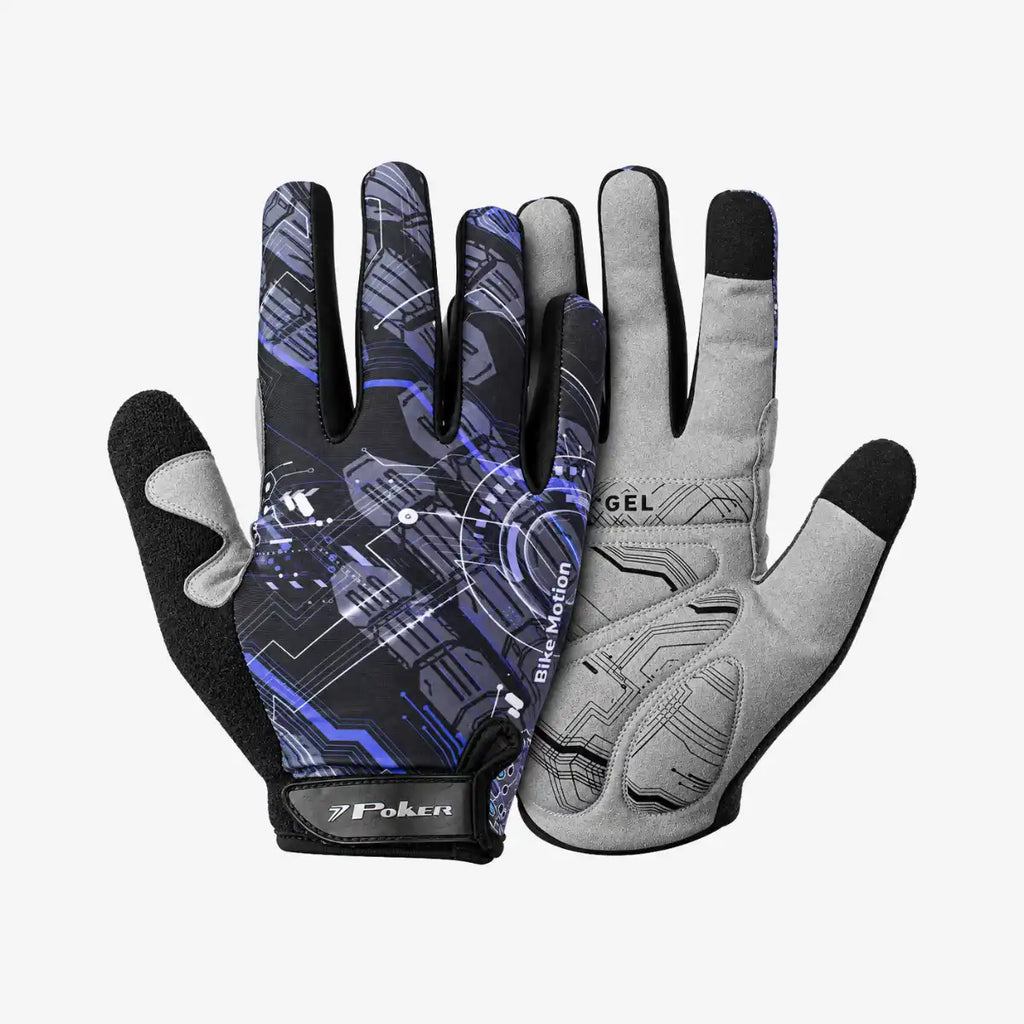 Luva_Bike_Poker_Antishock_Dedo_Longo_Preto