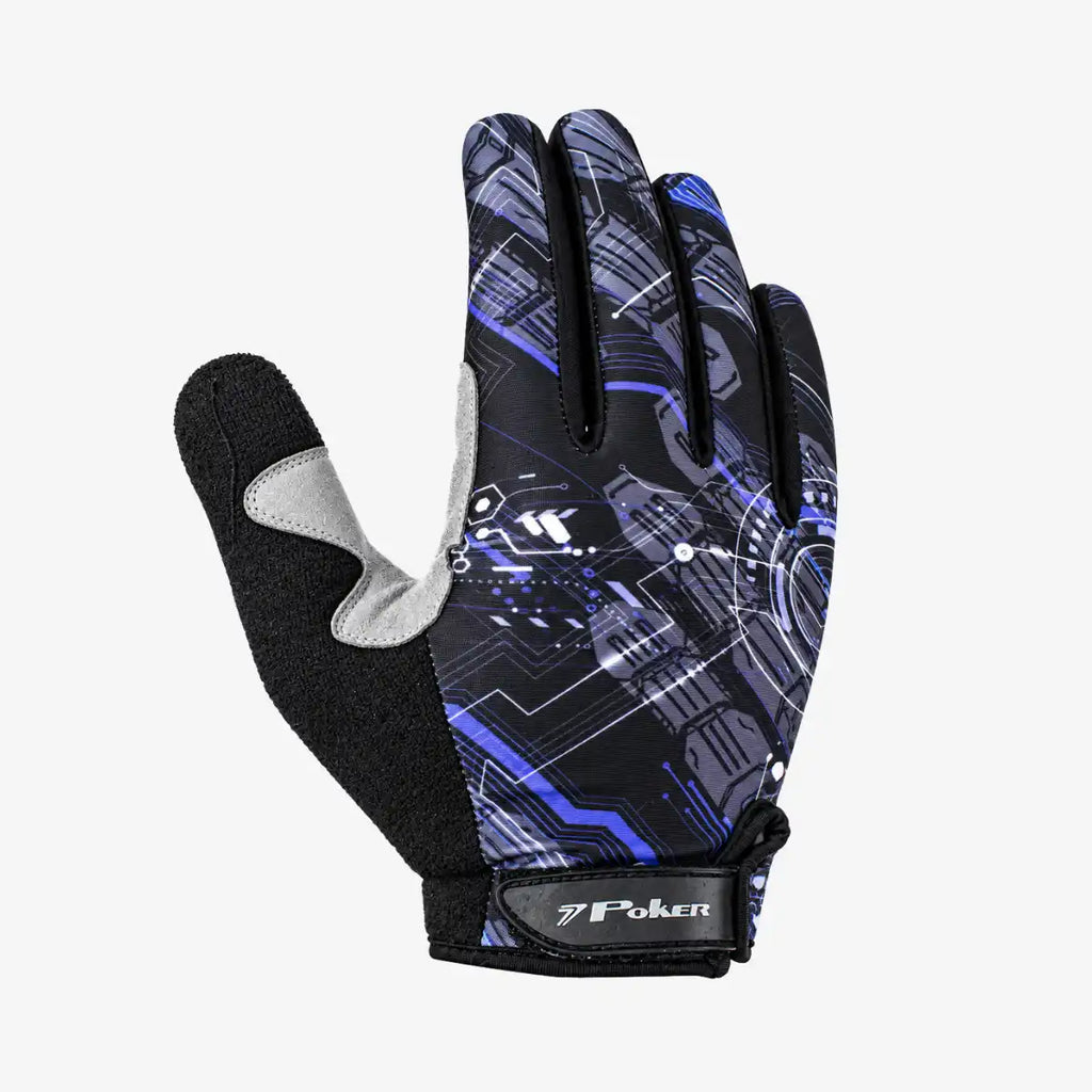 Luva_Bike_Poker_Antishock_Dedo_Longo_Preto