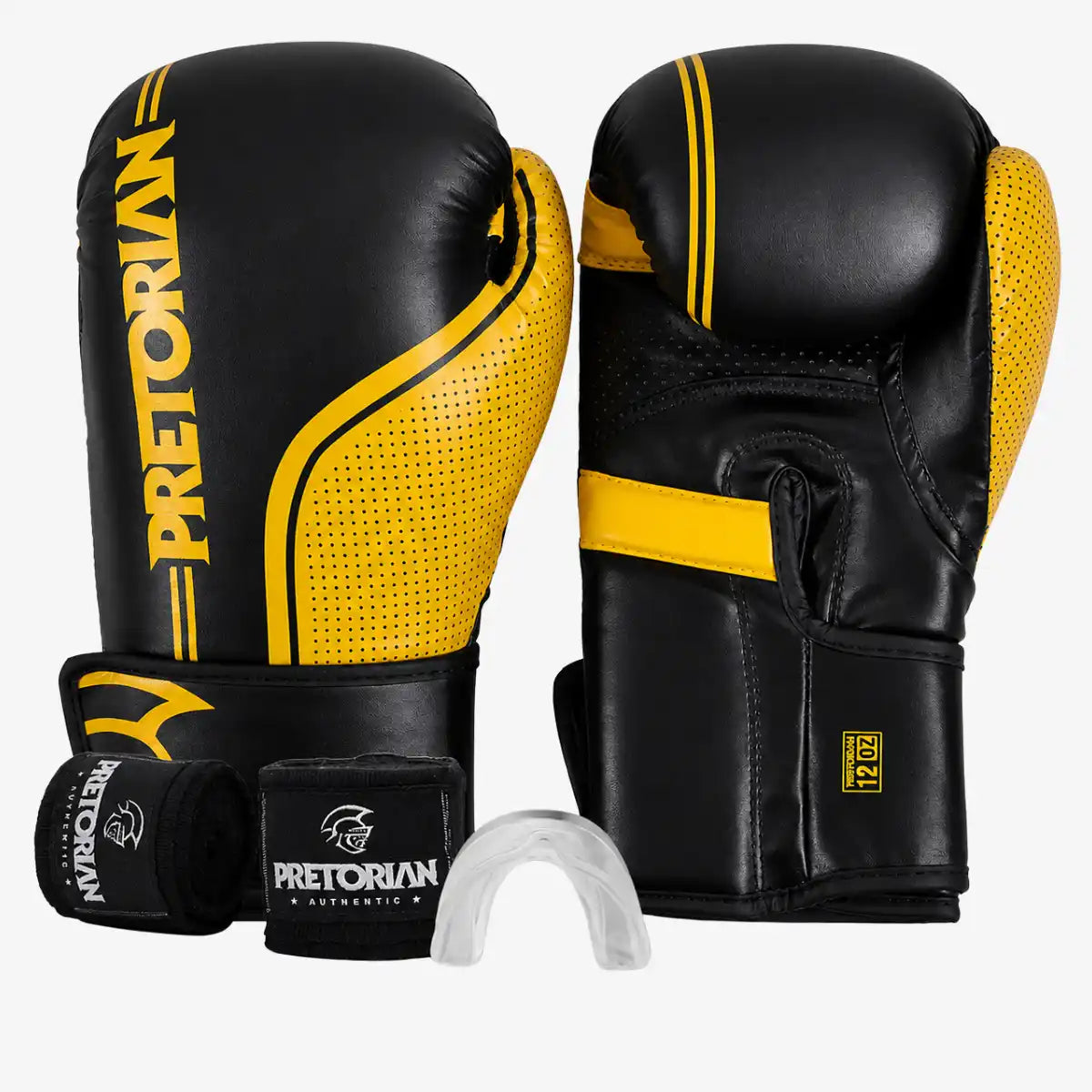 Kit_Luva_de_Boxe_e_Muay_Thai_Pretorian-FX-1_Amarelo