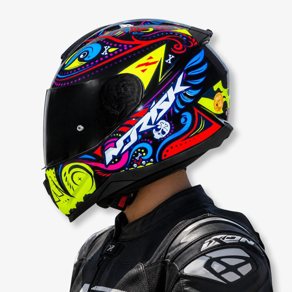 Capacete_Norisk_Fechado_Razor_Circus_Amarelo