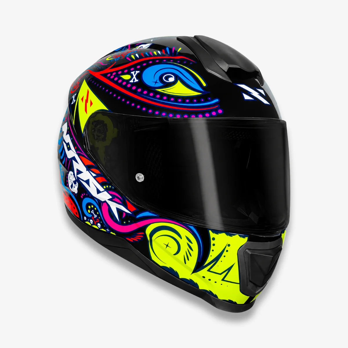 Capacete Norisk Fechado Razor Circus Amarelo