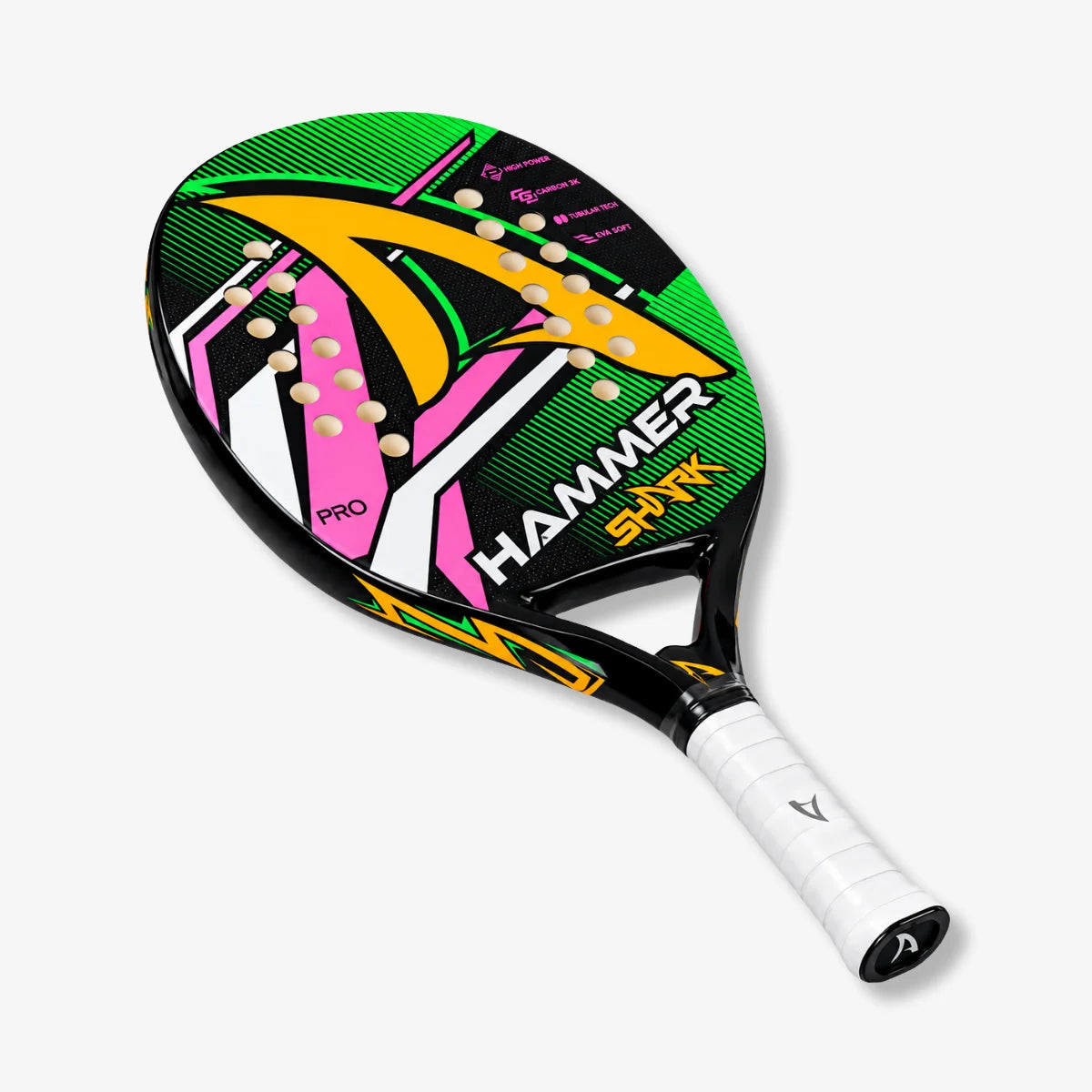 Raquete_De_Beach_Tennis_Shark_Hammer_Verde